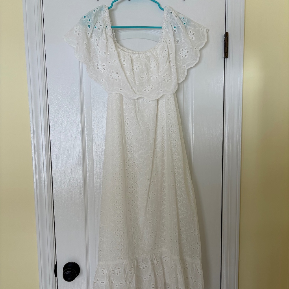 boutique off the shoulder dress